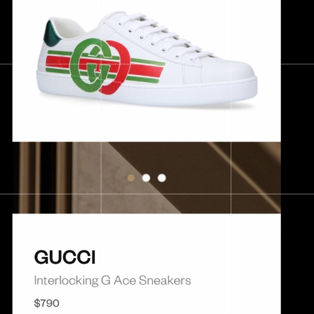 📌KEEPIN INSTEAD📌Gucci Ace Interlocking G Sneaker